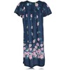 JEFFRICO Womens Nightgowns Muumuu Lounger House Dress Sleepwear Silky Soft Pajama Dress Nightshirts - 4 of 4