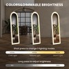Bestier Full Length Mirror with LED Lights, 60" Floor Mirror with Aluminum Alloy Frame, Standing or Wall-Mounted Full Body Mirrors for Living Room - 2 of 4