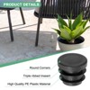Unique Bargains Durable Plastic Multipurpose Use Mechanical Fasteners 30 Pcs Black - 2 of 4