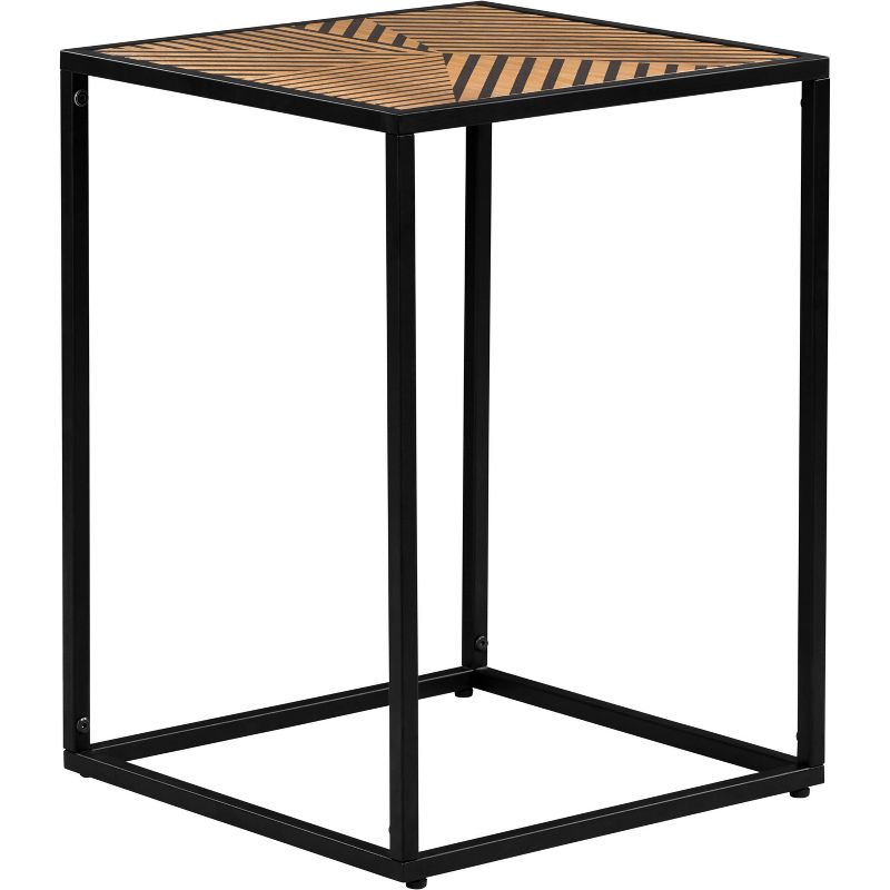 Julian Modern Side Table Black - Adore Decor, 1 of 8