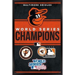 Trends International MLB Baltimore Orioles - Champions 23 Framed Wall Poster Prints - 1 of 4