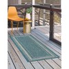 Unique Loom Outdoor Border Soft Border Border Woven Area Rug - 4 of 4