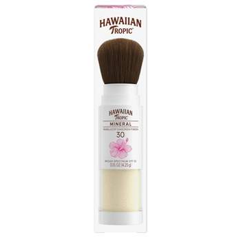 Hawaiian Tropic Mineral Skin Nourishing Sunscreen Powder Brush - SPF 30 - 0.15oz