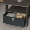 HOMLUX 31" Coffee Table Modern Living Room Furniture with Storage Bin Drawer & Open Shelf - 4 of 4