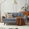 Dyonery 66'' Loveseat Sofa, Mid Century Modern Love Seat Sofas and Comfy Linen Couches for Living Room, Easy Assembly - 4 of 4