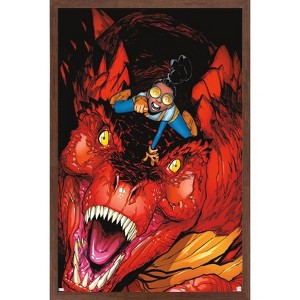 Trends International Marvel Moon Girl & Devil Dinosaur - Attack Framed Wall Poster Prints - 1 of 4