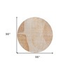 Terra Cotta Orange And Copper Abstract Washable Indoor Outdoor Area Rug - 3 of 4