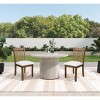 VYNXARIA Dining Room Furniture Set of 2 Seating Chairs Cushion Seats Wooden Back Kitchen Breakfast Chair - 2 of 4