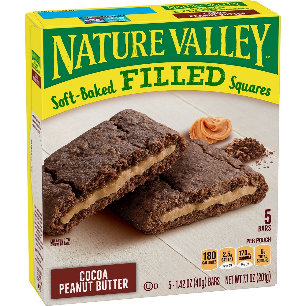 UPC 016000107045 product image for Nature Valley Cocoa Peanut Butter Soft-Baked Filled Squares - 5ct | upcitemdb.com