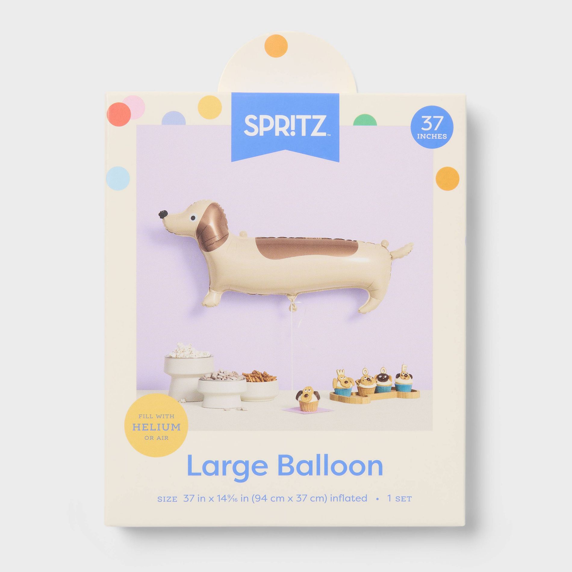 Large Dachshund Dog Foil Balloon- Spritz™