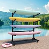 Munora - Heavy Duty 400lbs Kayak Storage Rack with Wheels - 79.92"H Freestanding Holder for Kayaks, Canoes, SUP - 2 of 4