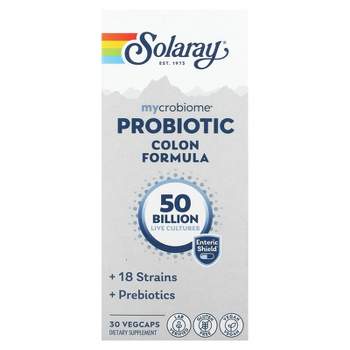 Solaray Mycrobiome Probiotic Colon Formula, 50 Billion, 30 VegCaps