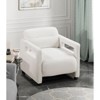 PAGED Boucle Accent Chairs,Arm Chair with Plywood Frame,Comfy Chairs for Living Room,Bedroom - 2 of 4