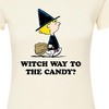 Women's - Peanuts - Witch Way To The Candy Fitted Graphic T-Shirt - 2 of 4