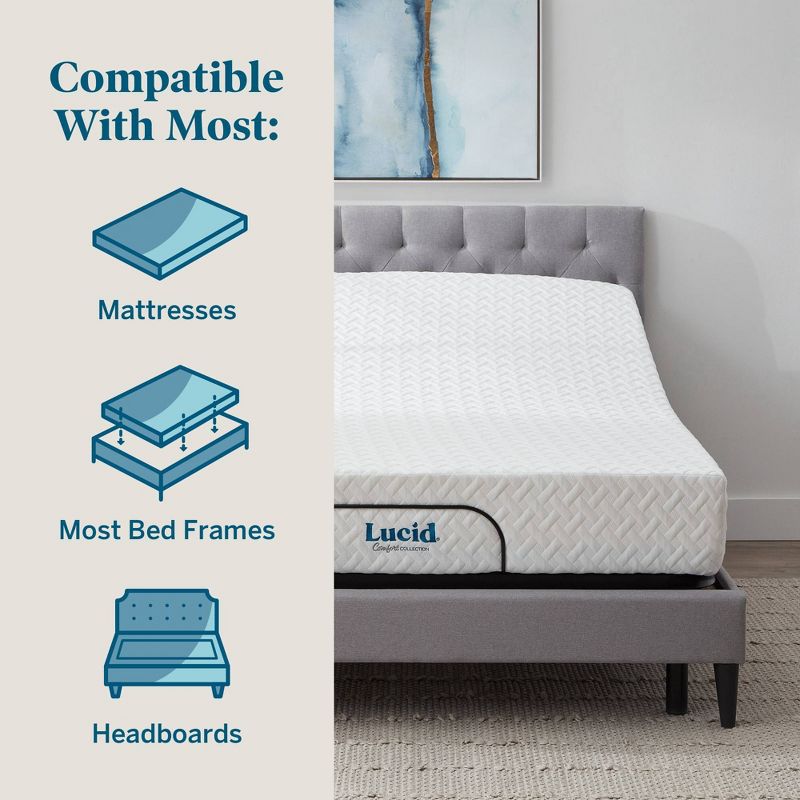 Comfort Collection Standard Adjustable Bed Base - Lucid, 5 of 9