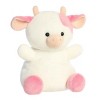 Aurora Medium Party Sized Belle Strawberry Cow Palm Pals Adorable Stuffed Animal Pink 12" - 2 of 4