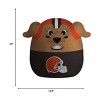 NFL Cleveland Browns Plushie Mascot Pillow with Extensions: Sports Team Logo Novelty - 2 of 2