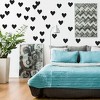 Unique Bargains Living Room Bedroom PVC Heart Shape Removable Wall Stickers 65 Pcs - 3 of 4