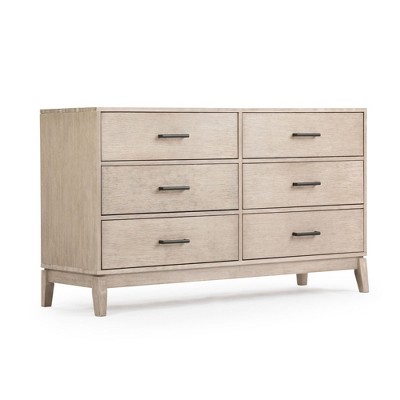 Plank+Beam Solid Wood Contemporary  6-Drawer Dresser
