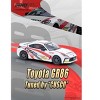 Toyota GR86 Tuned by "CUSCO" RHD (Right Hand Drive) White with Red and Gray Stripes 1/64 Diecast Model Car by Inno Models - 2 of 3