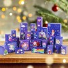 Aoibox Advent Calendar 2025 for Girls 24 pcs Unicorn Christmas Countdown Gift Box with Hair Accessories Jewelry Sunglasses Stickers Purse - 4 of 4