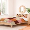 Deny Designs 3pc Full/Queen Gigi Rosado Tiles Duvet Cover and Pillow Sham Set Cream: Woven Polyester, 300 Thread Count, Zippered - 2 of 4