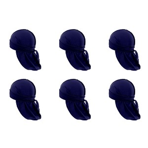 6 Pack Stretchy Durags for Waves Compression and Style - 1 of 4