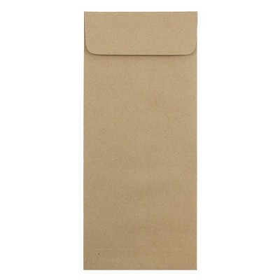 JAM Paper #14 Policy Business Envelopes 5 x 11.5 Brown Kraft Paper Bag 36317569