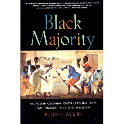 Black Majority - (Norton Library) by  Peter H Wood (Paperback)