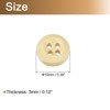 Unique Bargains Wooded Sewing DIY Craft Clothing Sewing Round Buttons 50 Pcs - 2 of 4