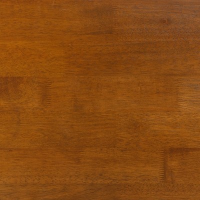 Walnut Solid Wood Farmhouse Trestle End Table
