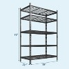 Coucheta Garage Shelving 2200 LBS Extremely Sturdy, Adjustable Metal Shelving, Heavy Duty 5 Tier Storage Shelves - 2 of 4