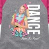 Girls' JoJo Siwa Dance From the Heart  - Athletic Heather/Fuchsia - X-Large - 2 of 4