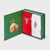 Women's The Grinch Snow Globe Box of Cozy Embroidered Crew Socks - Red/White 4-10 - 4 of 4