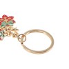 Unique Bargains Christmas Keychain Double Ring Zinc Alloy Multicolored 1 Pc - 3 of 3