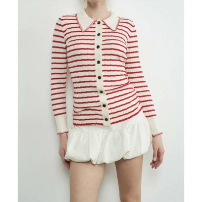 Women's Finley Striped Cardigan - Aaron & Amber
