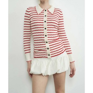 Women's Finley Striped Cardigan - Aaron & Amber - 1 of 4