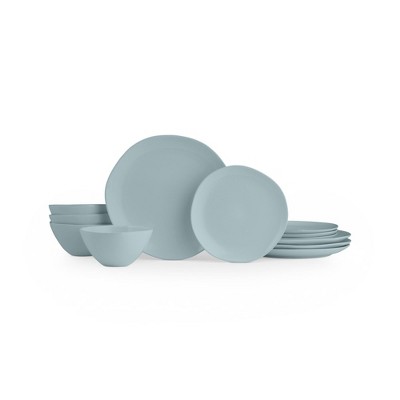 Portmeirion Sophie Conran Arbor 12-Piece Dinnerware Set – Service for 4 with Dinner, Salad & All-Purpose Bowls – Durable Stoneware