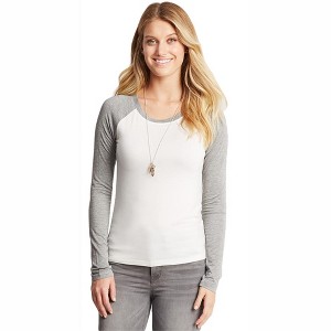 Aeropostale Womens Contrast Raglan Basic T-Shirt - 1 of 1