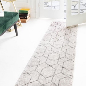 Unique Loom Eco Trellis Native Trellis Indoor Woven Area Rug - 1 of 4