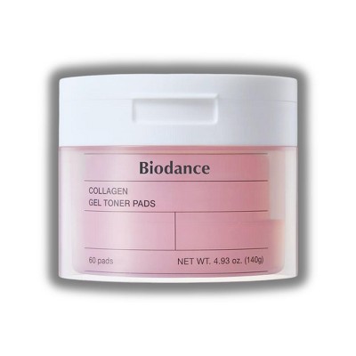 Biodance Collagen Gel Toner Pads - 60 Pads | penetrates deeply into the pores to boost skin elasticity.- (4.93 oz)