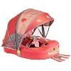 Mambobaby Sunny Navigator Baby Pool Float with Canopy Novelty Float - Octo Hug Red - 2 of 4