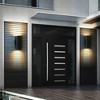 Gulches Outdoor Wall Lights - 2-Pack Modern Up and Down Black Sconce for Porch and Patio - 4 of 4
