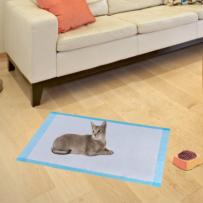 Blue and White Disposable Puppy Training Pads, 30'' x 36''