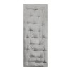 Vynxaria 27"x74" Ivory Poly Chenille Lounge Floor Pillow Cushion - Comfort on the Go - 4 of 4