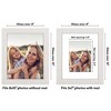 Americanflat 8x10 Picture Frame - Use as 5x7 Frame with Mat or Display 8x10 Photo Without Mat - Hudson Collection - White - 2 of 4