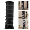 YIYIBYUS Rotating 7-Tier Spinning Shoe Rack, Free Standing Shoe Organizer, Black - 3 of 4