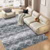 Modern Washable Rugs for Living Room Bedroom Abstract Geometric Area Rug - 3 of 4