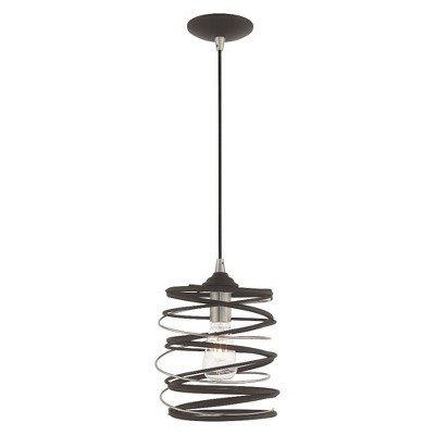 Livex Lighting Geometric 1 - Light Pendant in  Bronze