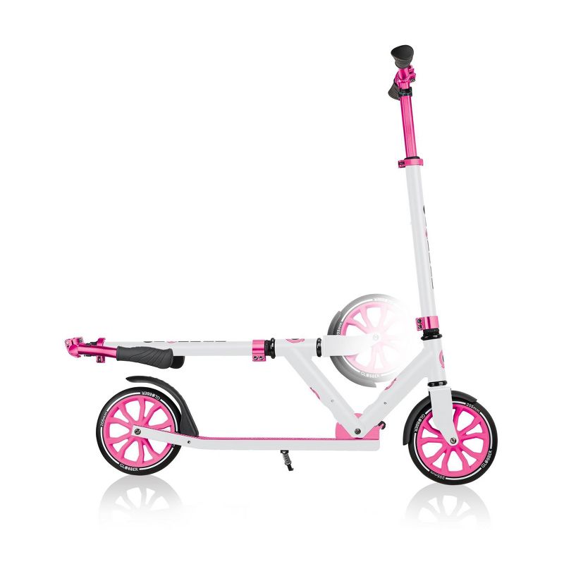 Globber 500 2 Wheel Scooter - White/Pink, 3 of 7